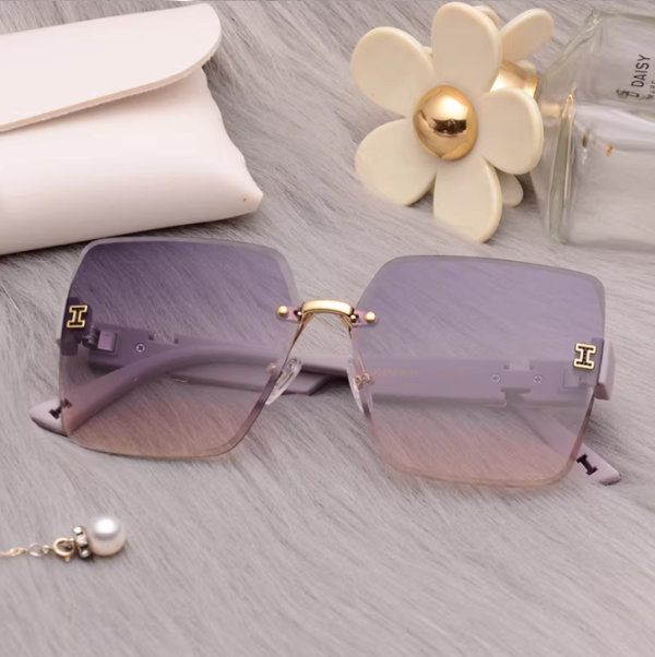 9914｜方形無框切邊太陽眼鏡BLS6642-A4 