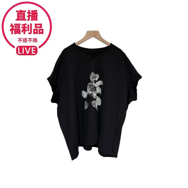 現貨7653｜V領棉質連袖上衣-SH66738A6-福利品不退不換 