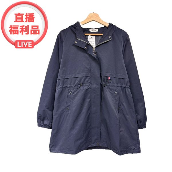現貨 6940｜抽繩連帽風衣式外套-3色 