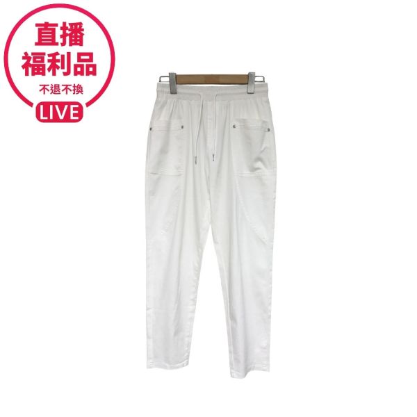 現貨7769｜高磅棉鬆緊抽繩休閒長褲-DF9055A6-福利品不退不換 