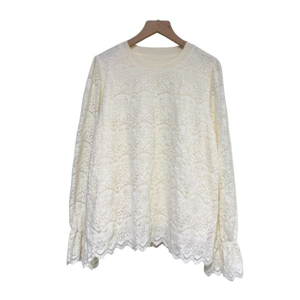 現貨8006｜法式絨毛蕾絲花邊上衣-MIA8212C3 