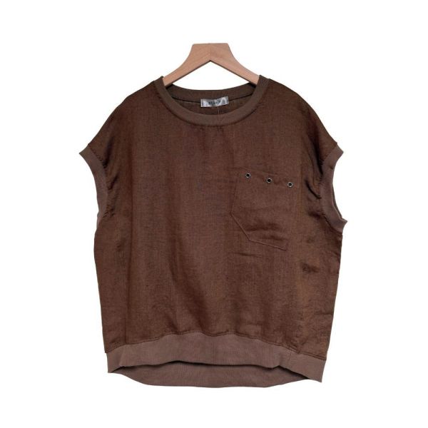 9992｜靜奢高雅．金屬孔眼點綴純色織理衫-RPB1181J5 