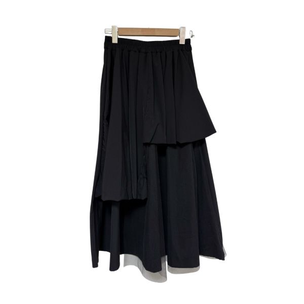 現貨8261｜自訂款設計不對稱網紗泡泡裙 045 