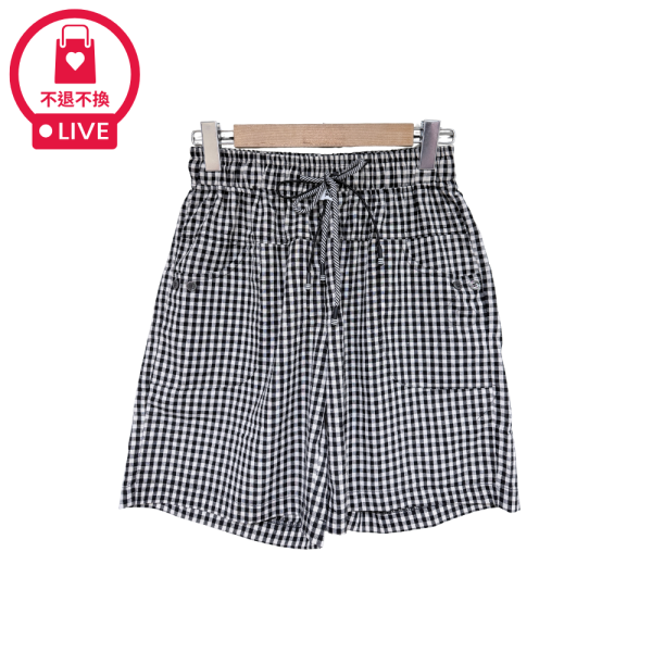 9857｜好運連連・抽繩彈力顯瘦 A 字褲-KY363A6-福利品不退不換 