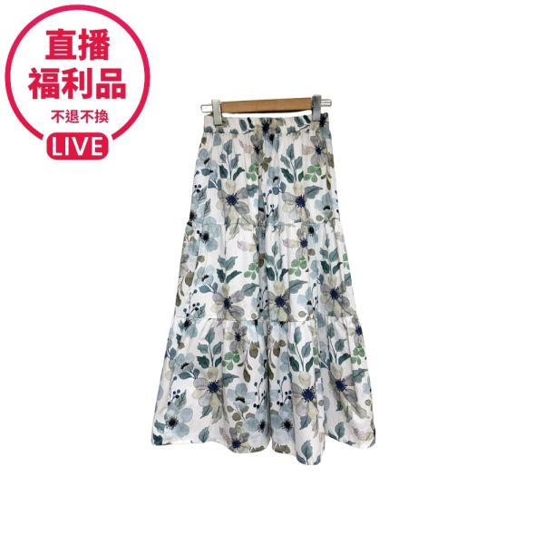 現貨7484｜碎花鬆緊腰長裙-LA0080B4-福利品不退不換 