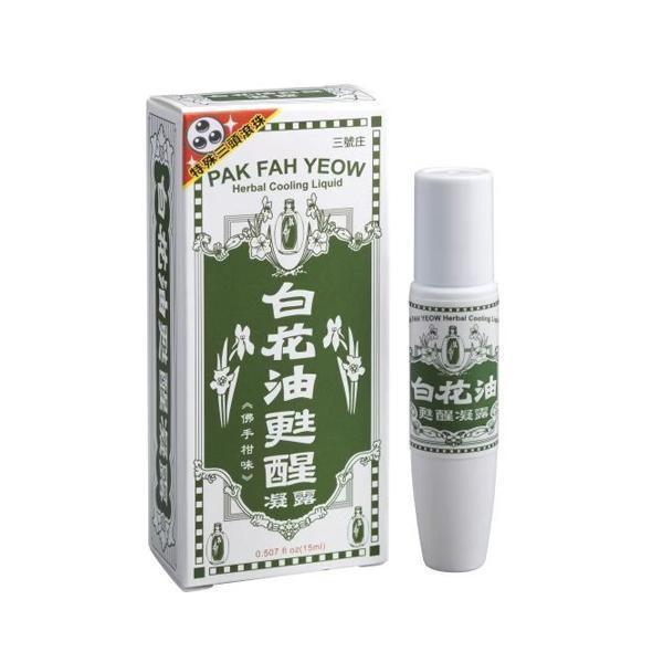 0390 白花油甦醒凝露15ml(佛手柑、山茶花、薄荷、岩蘭草味) 