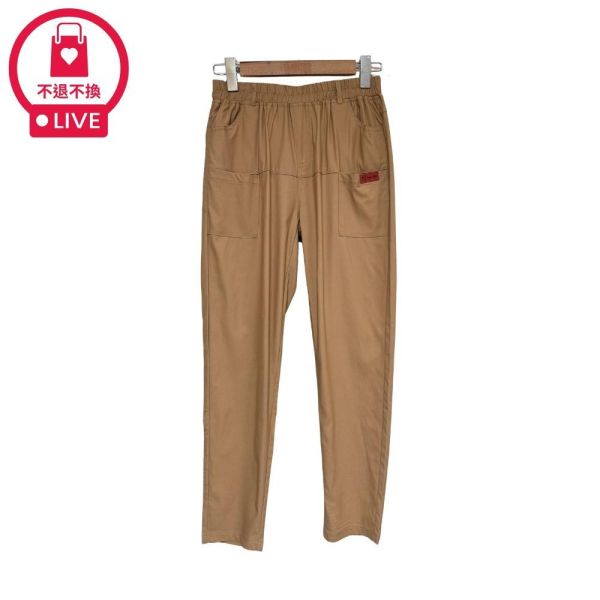 9869｜零負擔涼爽・立體口袋修飾冰涼褲-US80564A55-福利品不退不換 