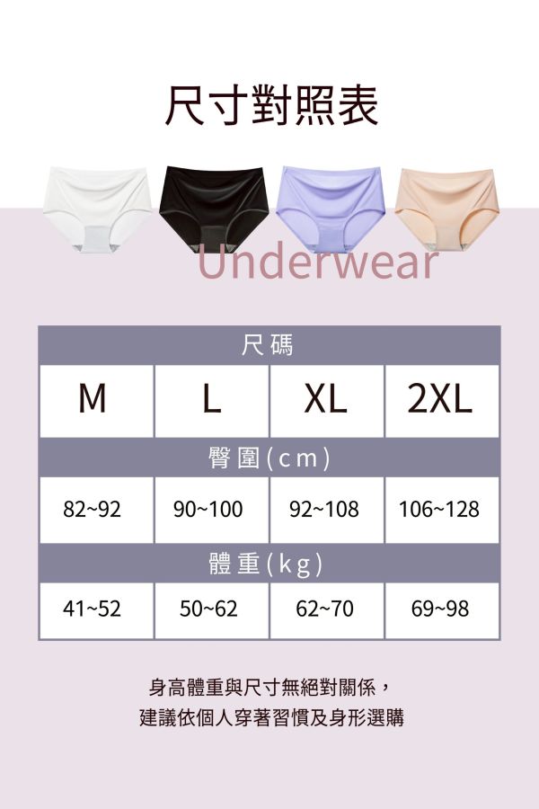 現貨7656｜裸感親膚空氣褲 4件組/8件組GS0F8 