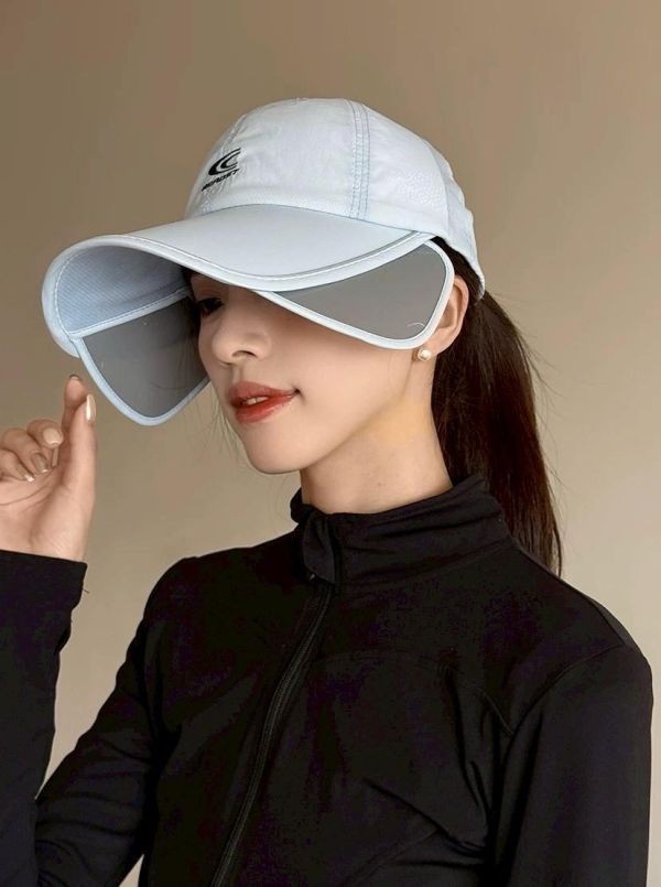 0147｜寬檐UV速乾透氣防曬遮陽可伸縮棒球帽-福利品不退不換-BLSA4 