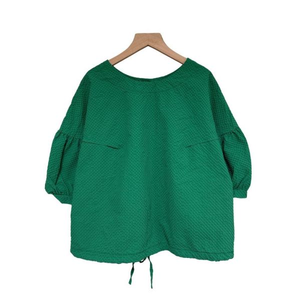 預購9951｜隨心調整！泡泡布落肩寬版澎袖上衣-RPB1175I4 