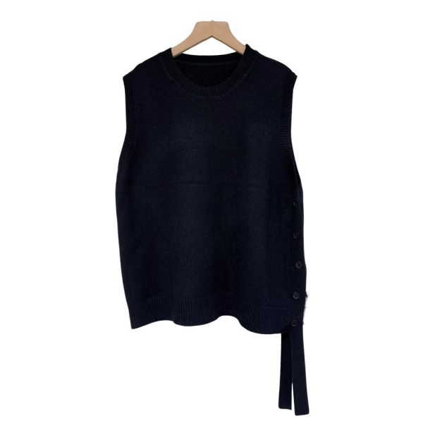 現貨9516｜側繫帶縲縈針織馬甲-MIA8815C2 