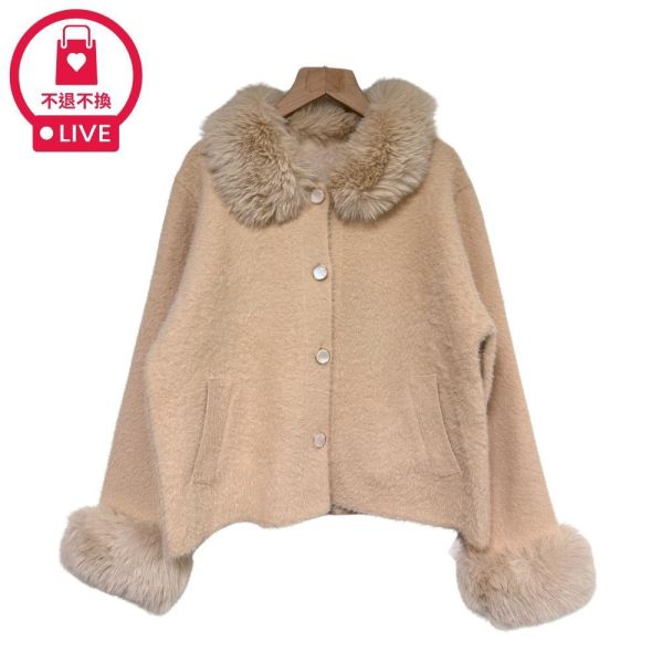 現貨9737｜年末聚會款・吸睛貴氣毛毛外套-RR9112B6-福利品不退不換 