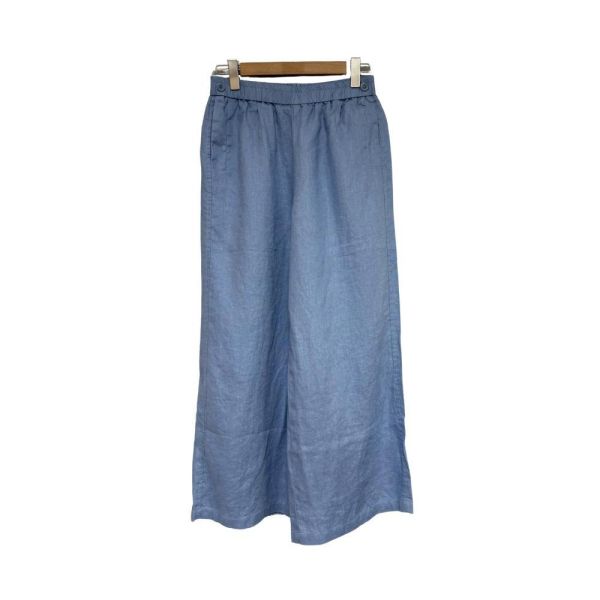 9946｜高級感慵懶・純亞麻全鬆緊剪裁寬褲-MIA33220F3 