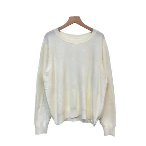 現貨8250｜雙向坑條拼接針織衫 028 