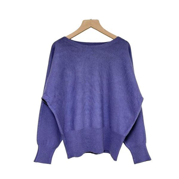 現貨8323｜船領連袖縮口莫代爾針織衫 037 