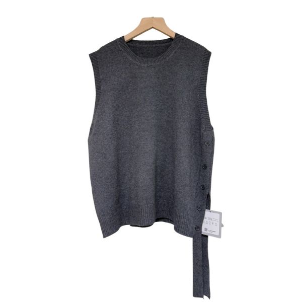 現貨9516｜側繫帶縲縈針織馬甲-MIA8815C2 