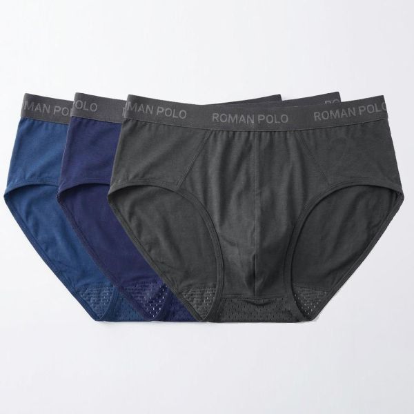 石墨烯超彈力冷凍褲三件組-三角/四角 M-2XL (顏色隨機) 