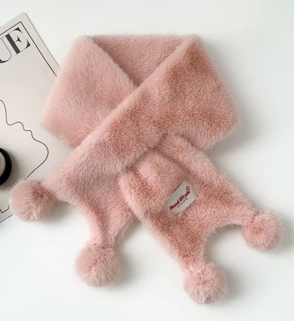 現貨9663｜超Q柔軟親膚絨毛圍脖 A4 