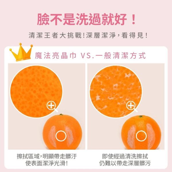 9966限時Glow Care 魔法亮晶巾 (洗臉巾x3+身體巾x1)D2 