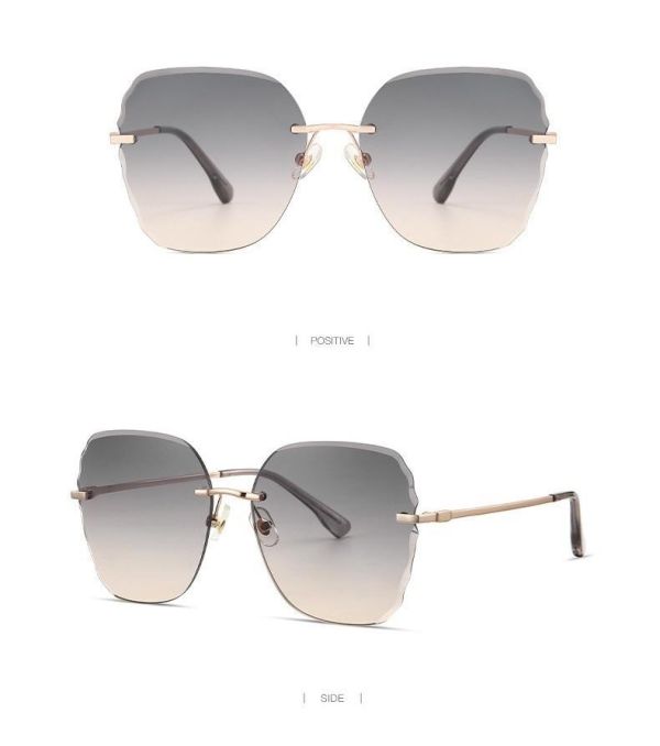 9993｜漸變色無框墨鏡-BLS7257C7 