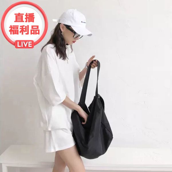 現貨2204｜兩件套韓系簡約寬版休閒套裝 