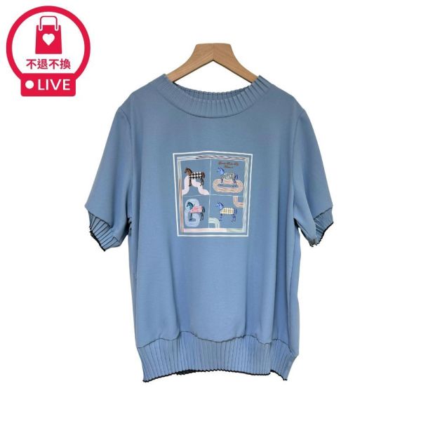 9769｜摸得到的質感！3D簇絨小馬絲巾T-SH13028A6-福利品不退不換 