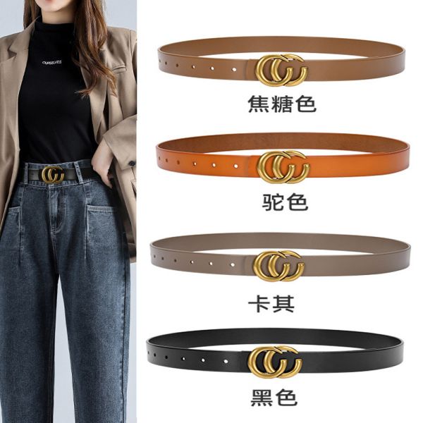 現貨 4048｜百搭裝飾裙子牛仔褲真皮皮帶C5 