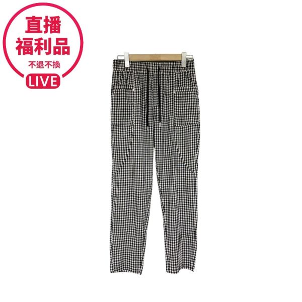 現貨7769｜高磅棉鬆緊抽繩休閒長褲-DF9055A6-福利品不退不換 
