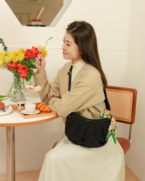 BCSA2414 防盜｜優雅絲巾雲朵包 