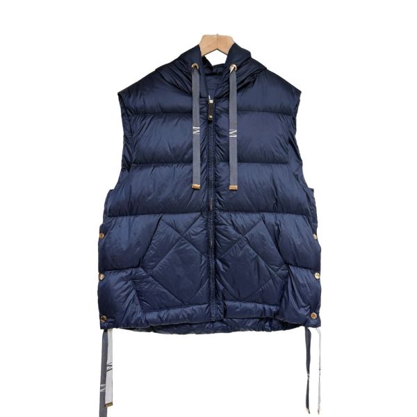 現貨8301｜名品風側開扣雙色織帶羽絨馬甲 185 