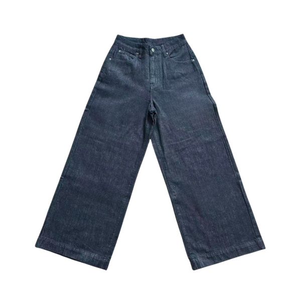 預購8507｜自訂款率性顯瘦高腰牛仔寬褲 M-3XL 088 