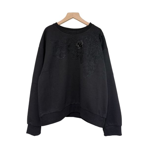 現貨9545｜立體花鏤空蕾絲衛衣-LA300289D0 