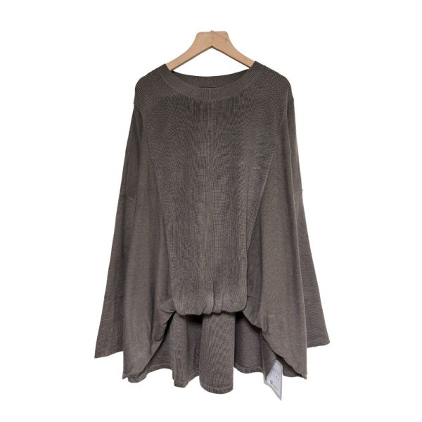 現貨8279｜前短後長泡泡下擺羊毛針織衫 080 