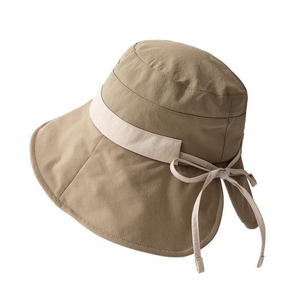 9888｜大帽簷抽繩顯瘦遮陽帽 