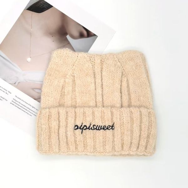 網紅款貓耳刺繡毛帽-BLS1121-1- A3 