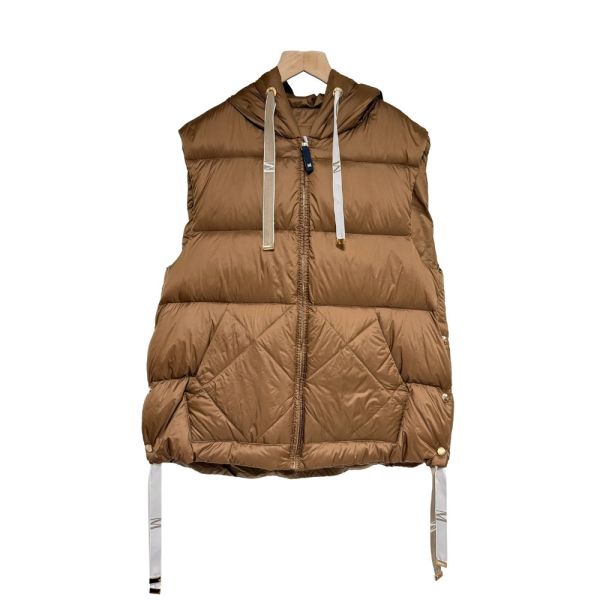 現貨8301｜名品風側開扣雙色織帶羽絨馬甲 185 