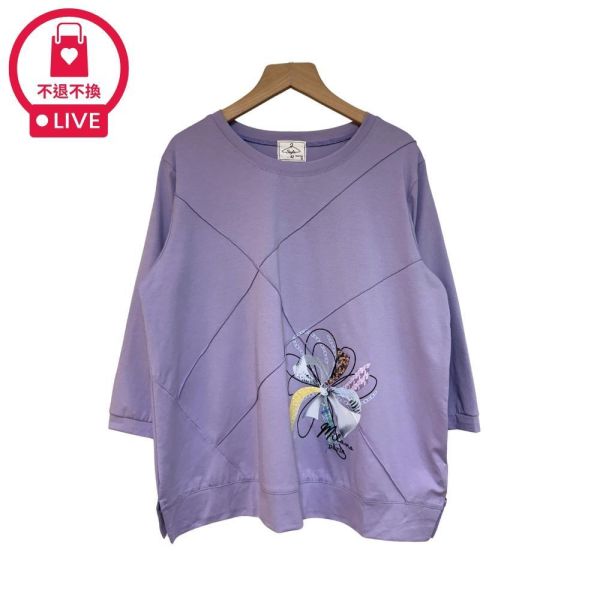 9831｜法式街頭風・Milano藝術緞帶造型上衣-DF5385A6-福利品不退不換 