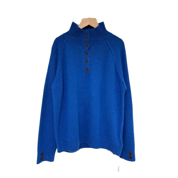 現貨9643｜高領開扣套頭質感羊毛衫-MIA7850D8 