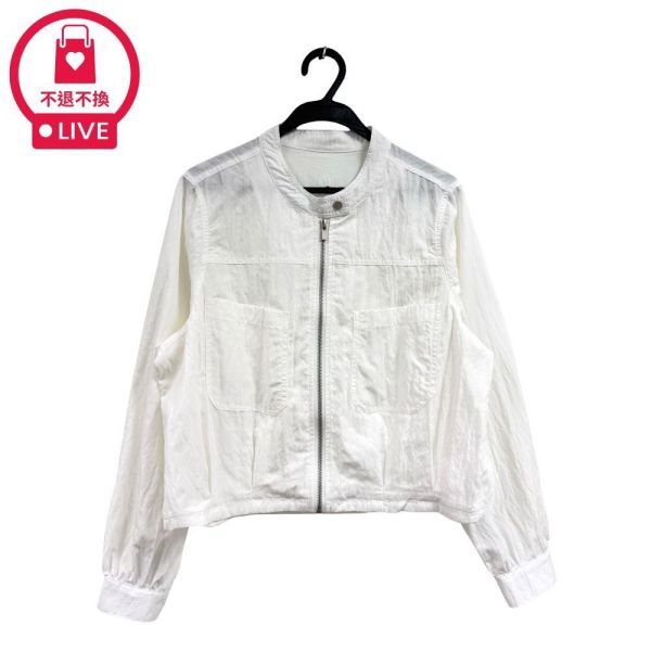 0041【銀座輕履】天絲微光肌理立體工裝防曬夾克-MIA9933D4-福利品不退不換 