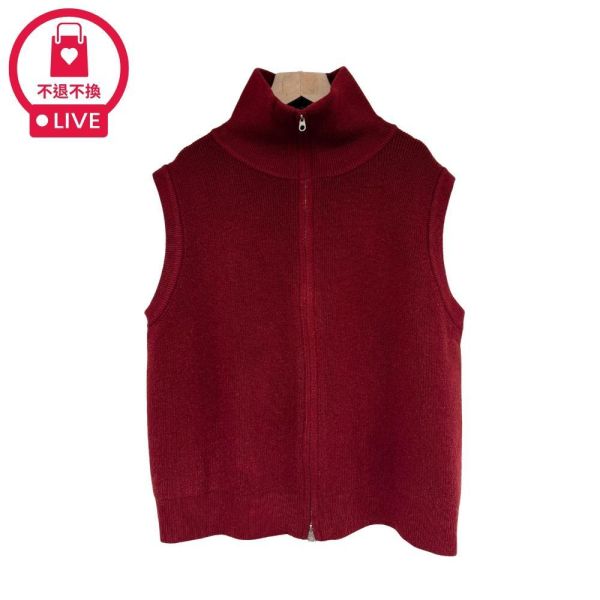 9743｜一衣兩穿！可鹽可甜！立領/翻領拉鍊背心-MIA25880D0 