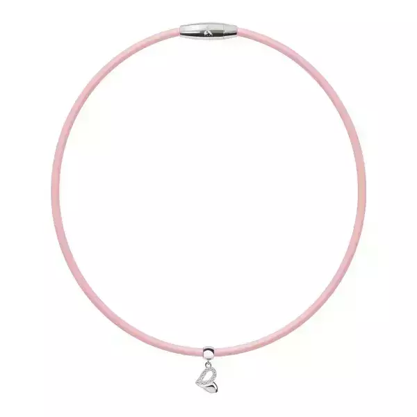 Mega Power Shining 鈦鍺項鍊 (白鋼/玫金)+閃耀心鍺手鍊(玫瑰金/星耀白) 