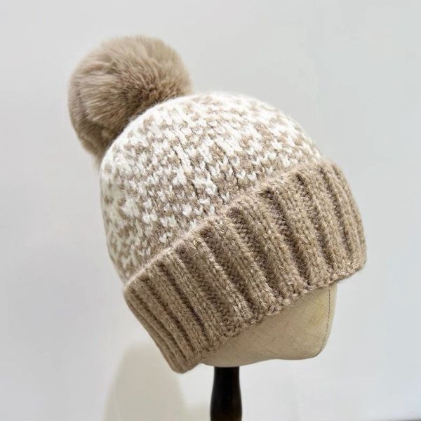 厚實加絨提花針織毛帽 BLSA2 