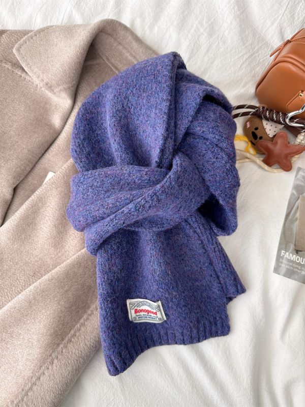 秋冬糖果色保暖圍巾-BLS A3 