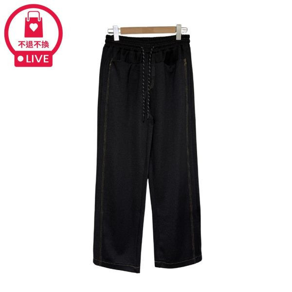 現貨96855｜丹寧感內裏複合布休閒長褲-DF9265B0-福利品不退不換 