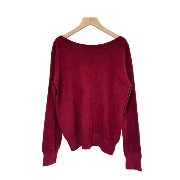 【兩件優惠】83066｜自訂款船領縮口莫代爾針織衫 032 