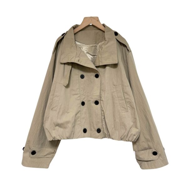 現貨7967｜短款翻領雙排釦夾克-MIA88788E9 