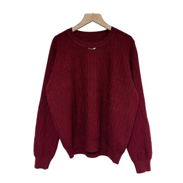 現貨8310｜緹花鑽飾莫代爾針織衫 