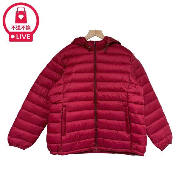 現貨9563｜羽絨棉拉鍊連帽外套-SH506B3-福利品不退不換 