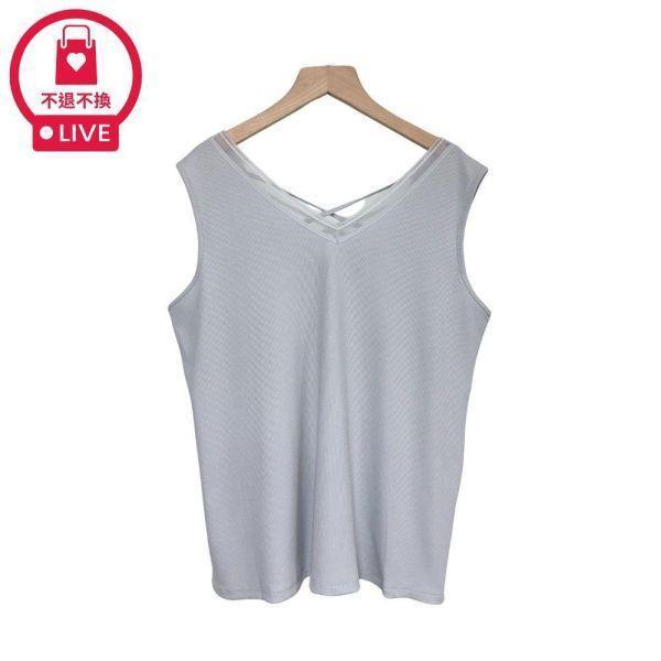 98022｜背影殺手！美背交叉微透膚背心-BYB71A2-福利品不退不換 