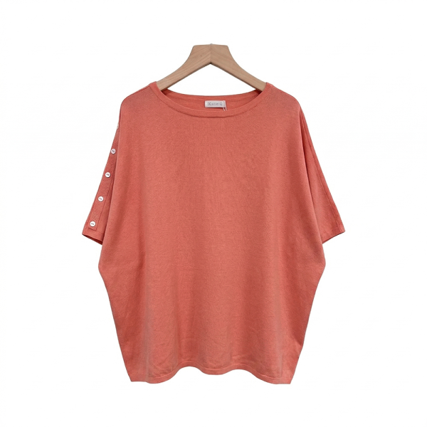 8373｜初夏從容・單側排釦高級垂墜感上衣-053 